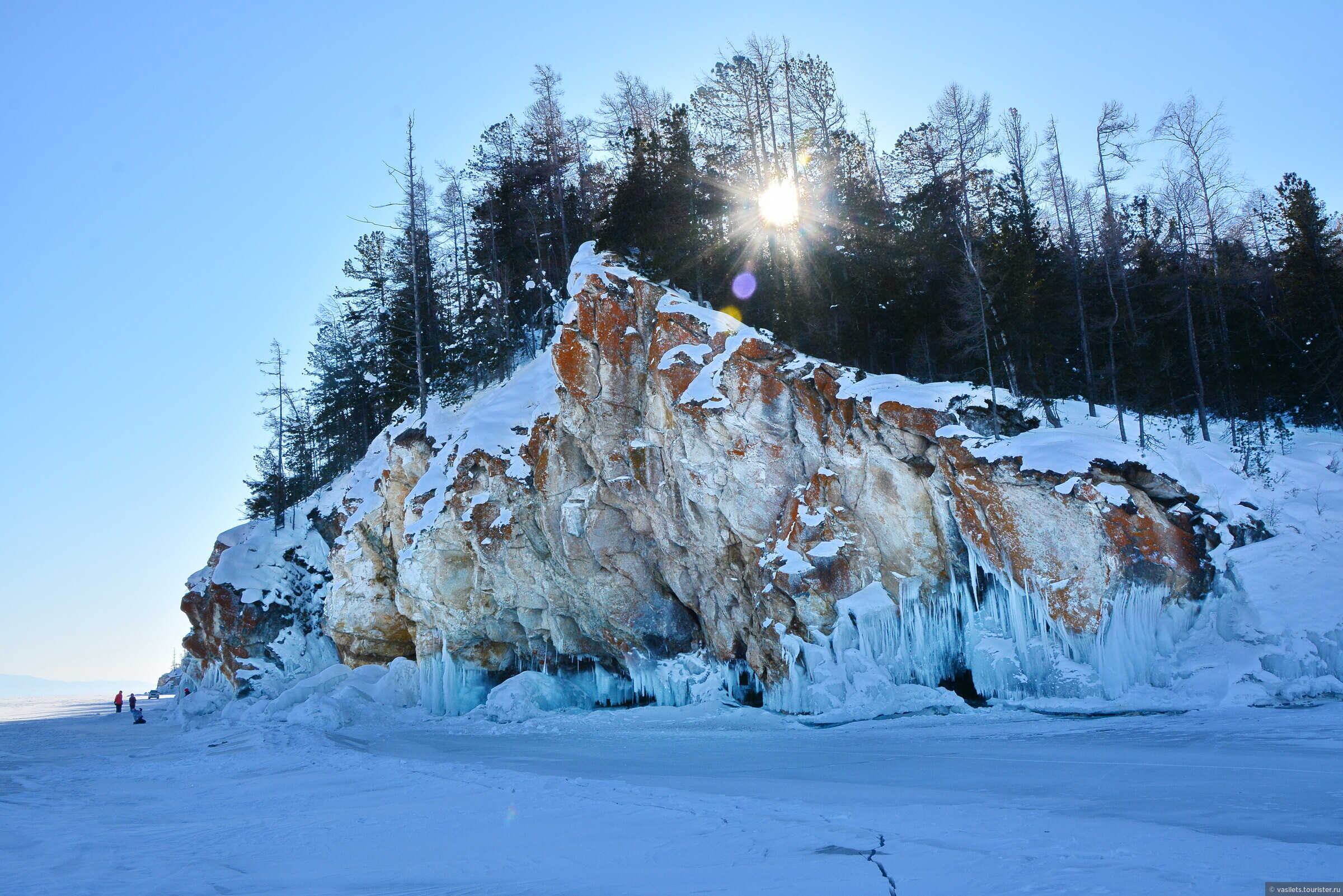 Ледовый отзывы. Фото лежа на Байкале.