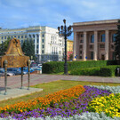 Театральная площадь в Челябинске