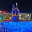 Фонтан с памятником Дмитрию Донскому и Владимиру Храброму