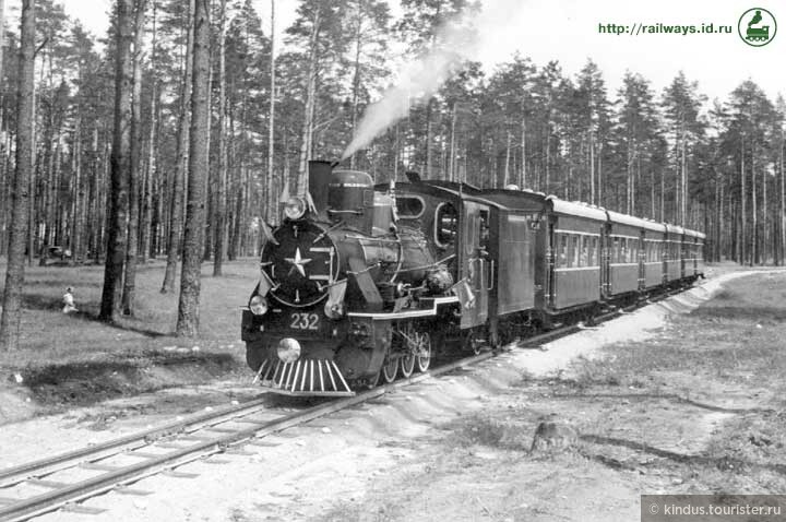 Первый паровоз минской детской железной дороги
