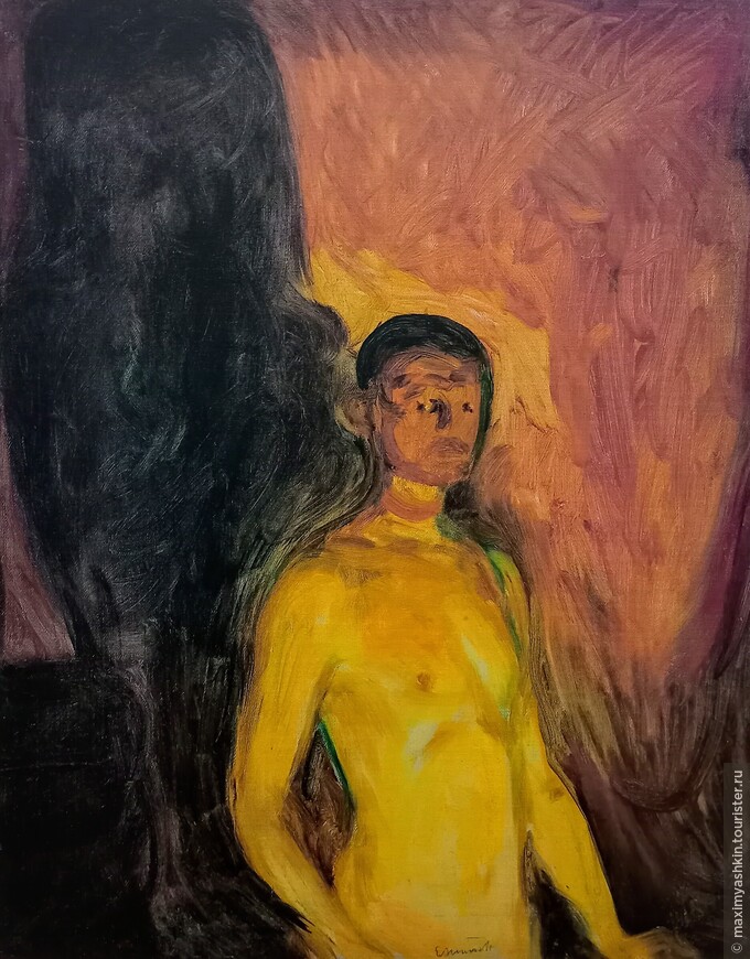 Автопортрет в аду, 1903 г.