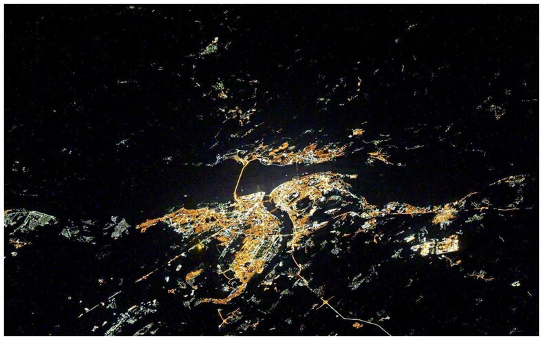 27 фотографий городов России, сделанных космонавтами с МКС: когда родные места особенно прекрасны с высоты орбиты