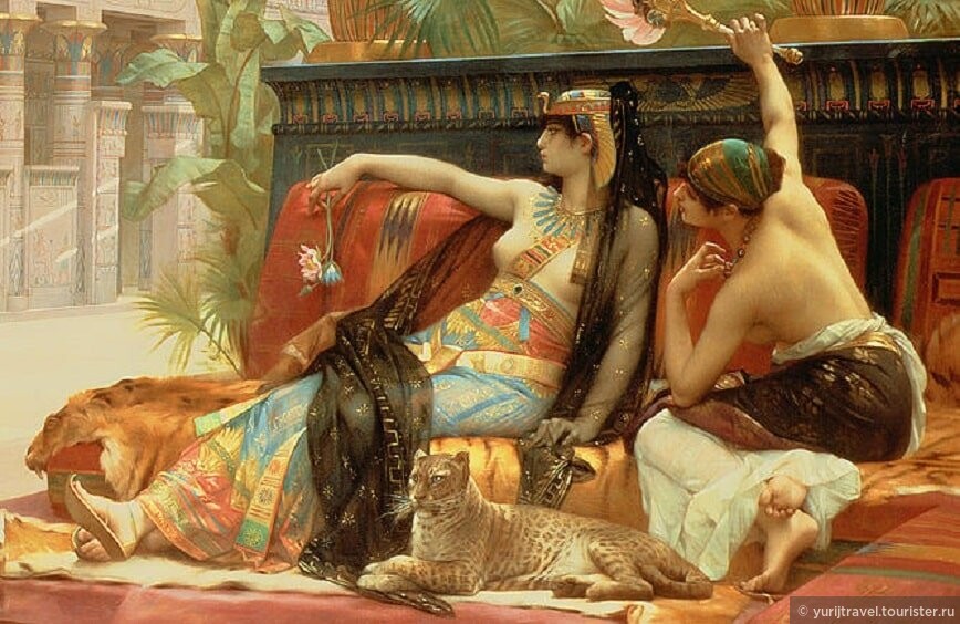 Клеопатра дает шахтам свое имя. Картина Александра Кабанеля, ок. 1887 г.