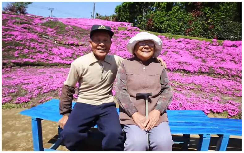 Мужчина посадил у дома 1000 цветов, чтобы спасти жену от депрессии: женщина практически потеряла зрение и отказывалась выходить из дома