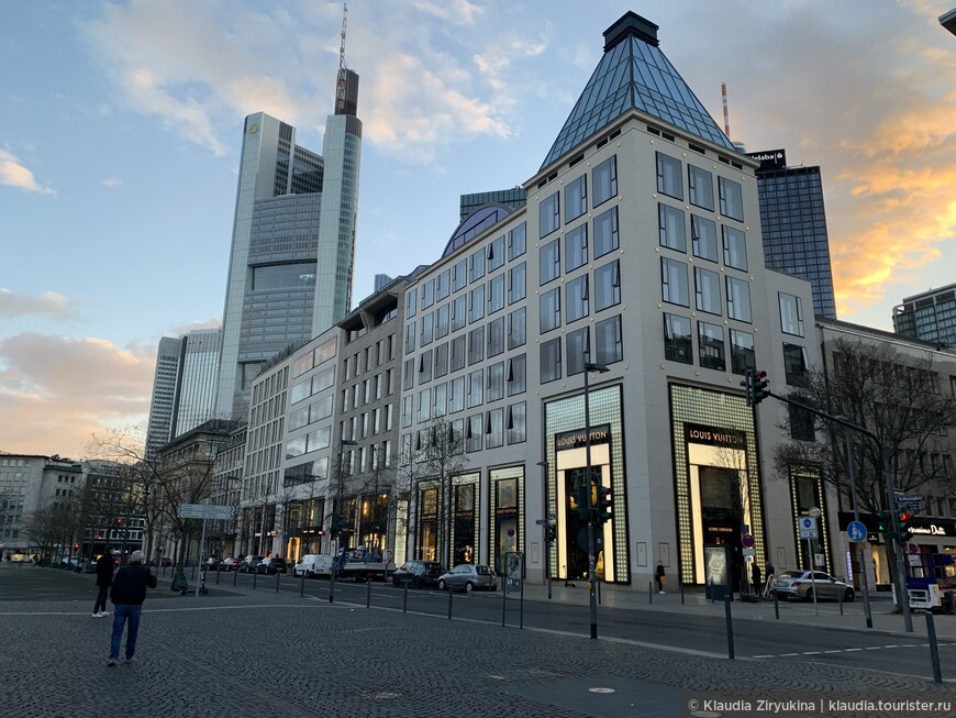 Небоскребы, небоскребы — в финансовой столице Германии, Франкфурт