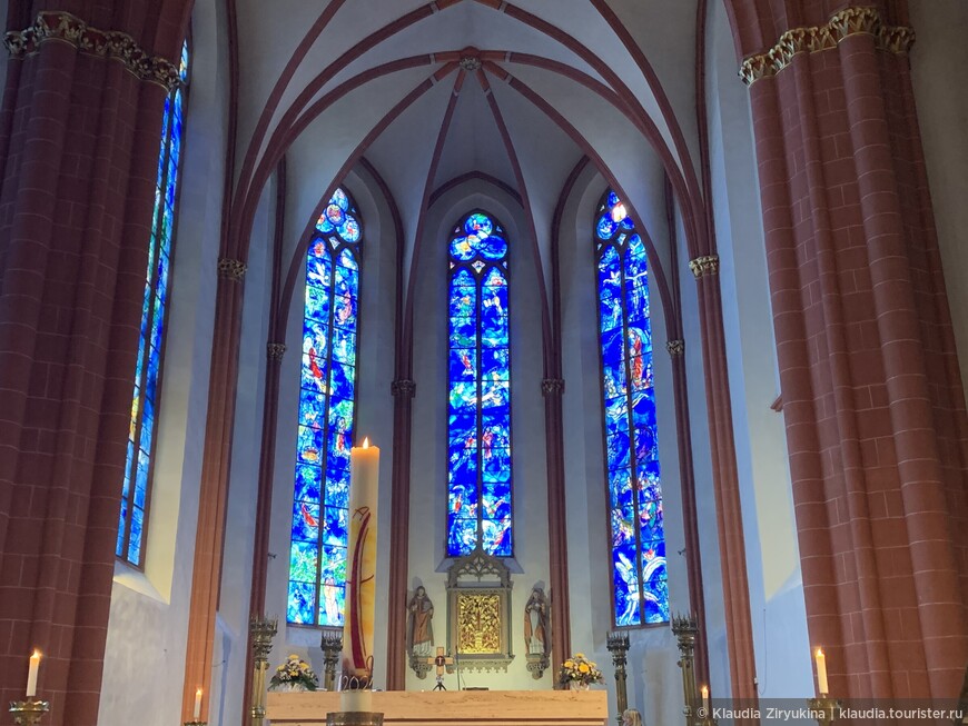 Встреча с Шагалом — собор Святого Штефана, Майнц