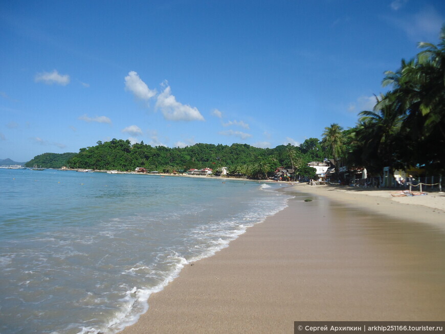 Центральный пляж в Эль-Нидо на Филиппинах