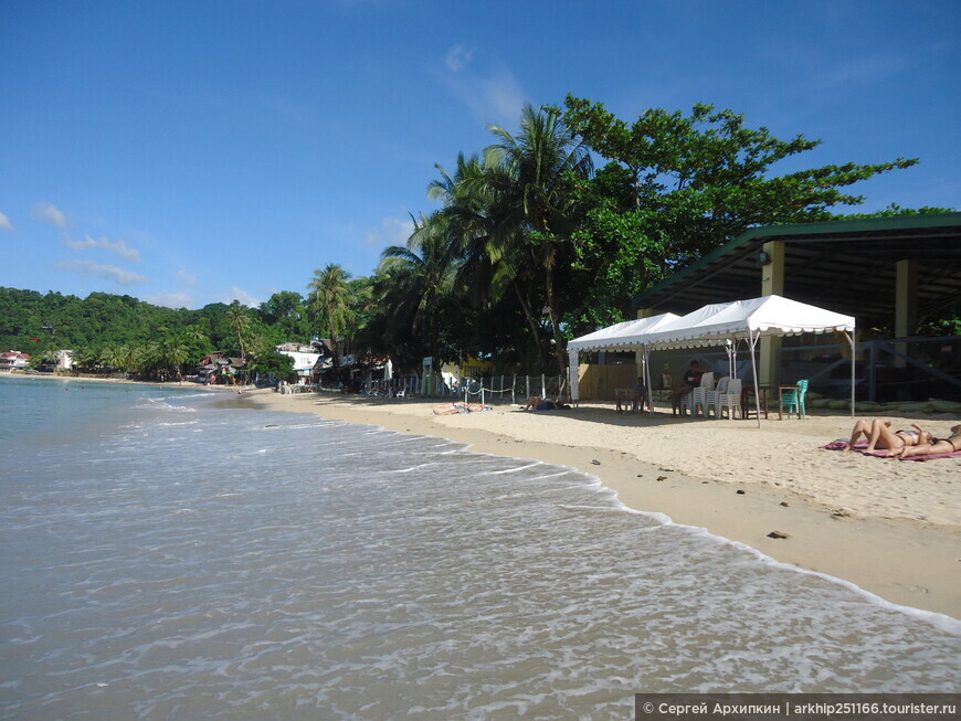 Центральный пляж в Эль-Нидо на Филиппинах