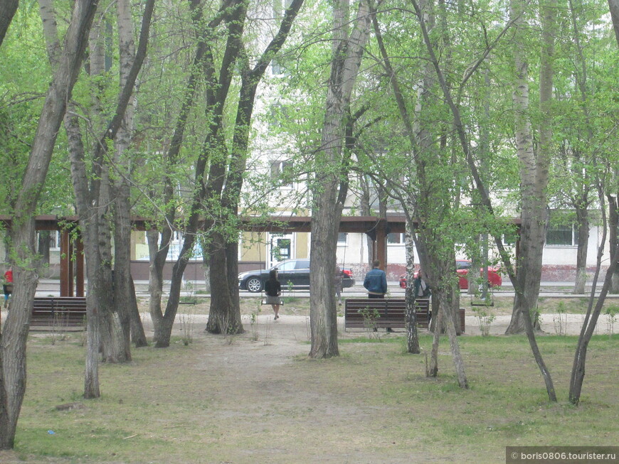 Сквер рядом с ярмаркой, место гуляний на 9 мая