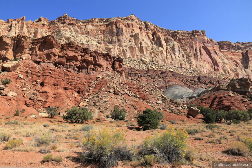 Для геолога эти скалы - открытая книга по истории этой местности за десятки миллионов лет