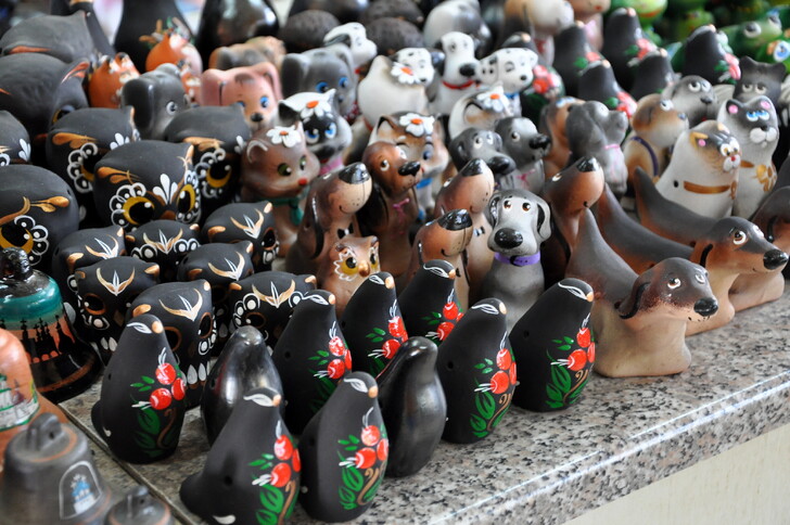 Сувениры из чернолощеной керамики