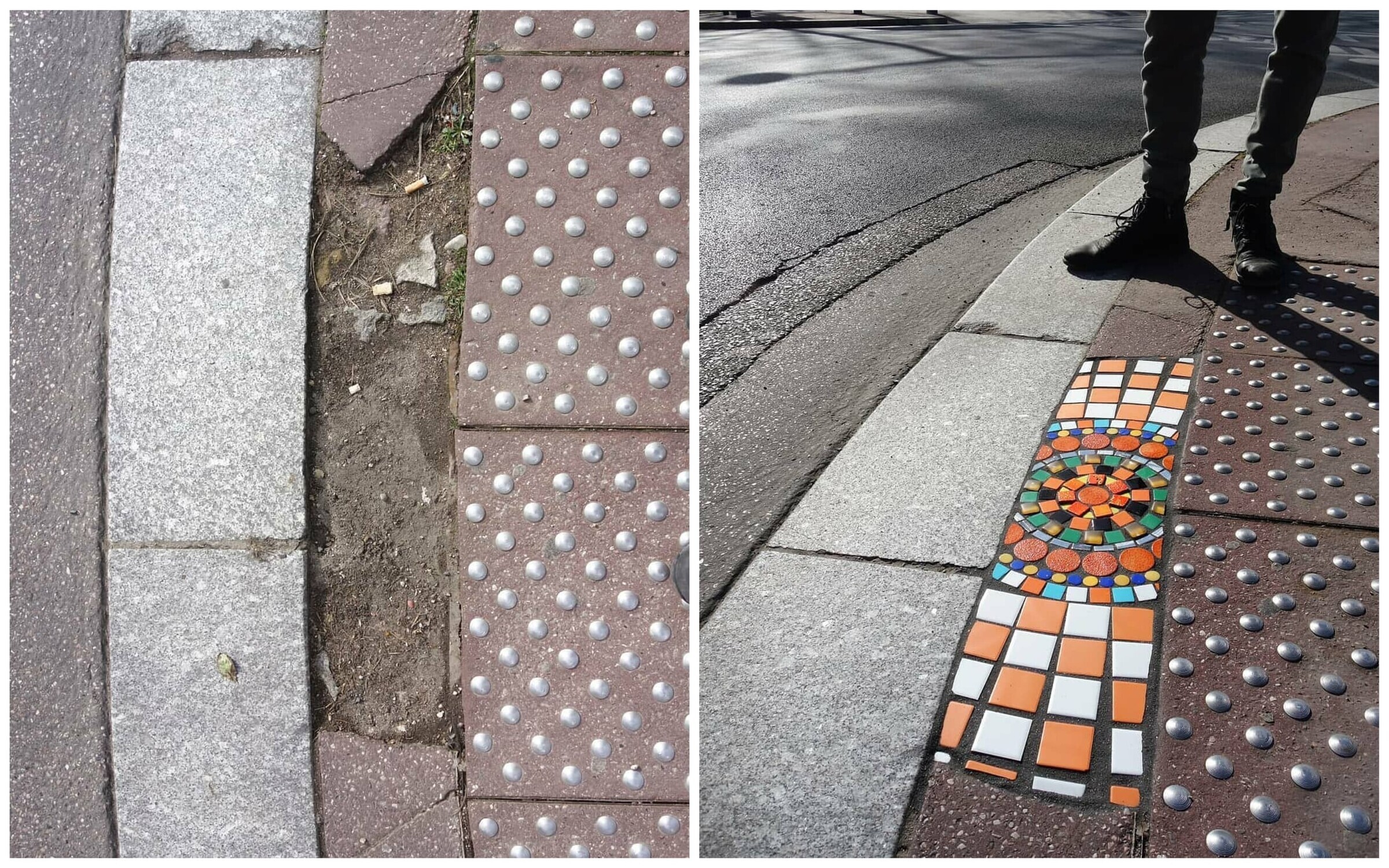 Отремонтировать тротуар. Мозаика дорог. Мозаика на тротуаре. Заделывание дорожных ям мозаикой. Городские арт объекты.