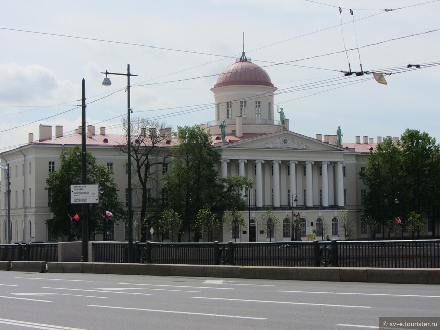 Санкт-Петербург. Пушкинский дом. Крыша