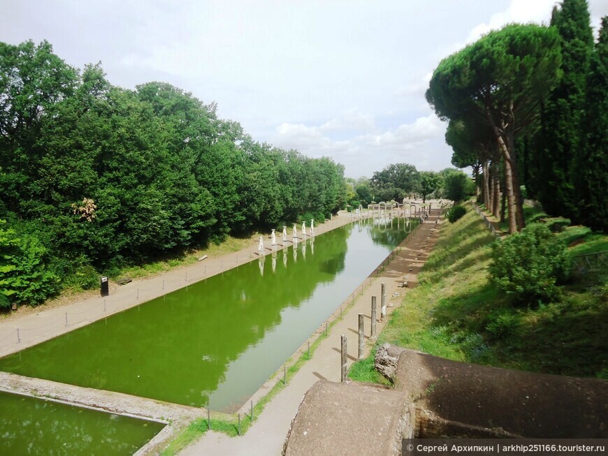 Вилла  второго века императора Адриана — объект Всемирного наследия ЮНЕСКО в Тиволи