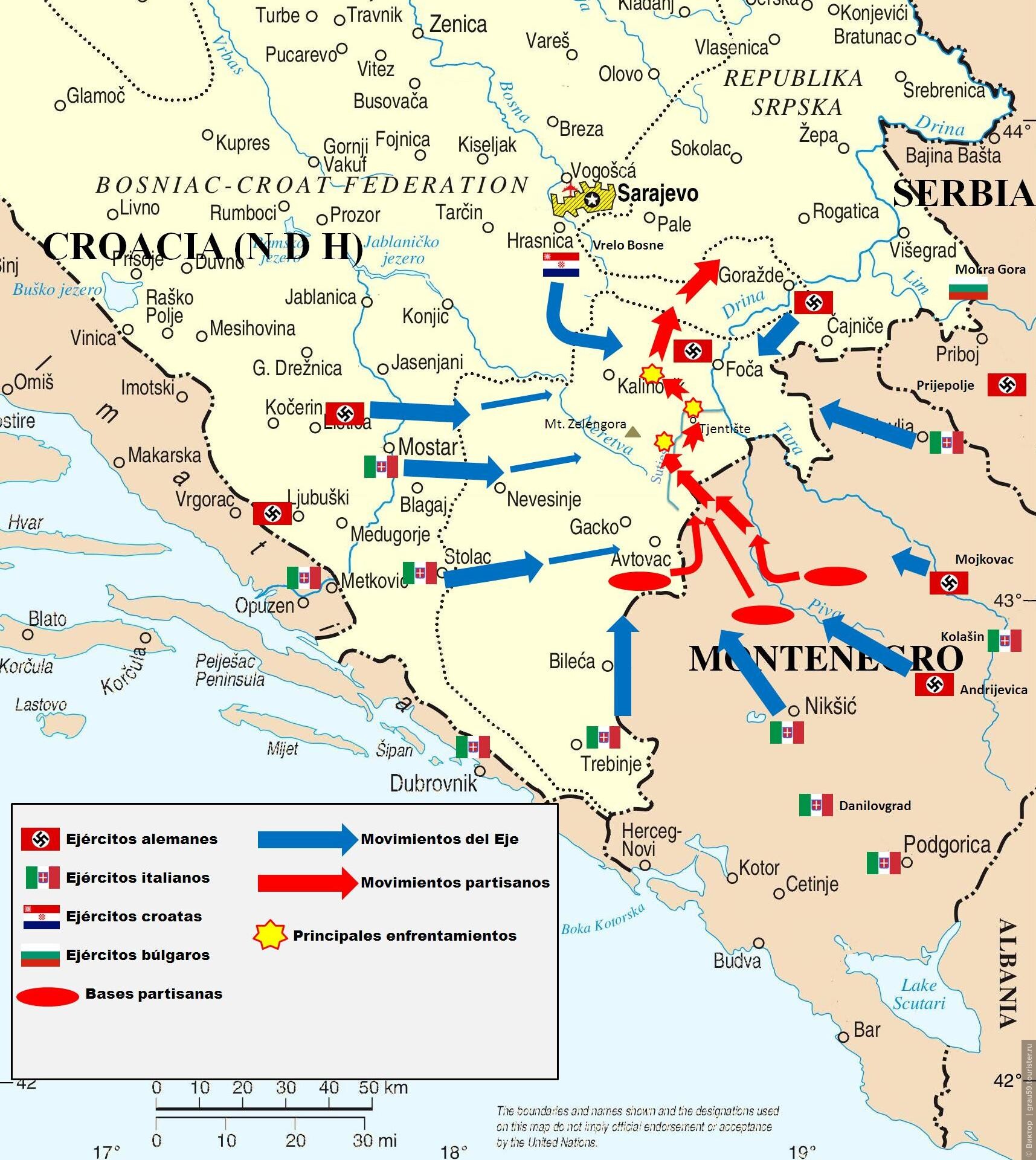 Карта бойових дій
