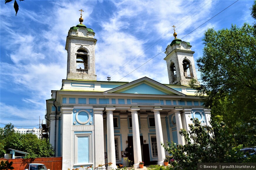 Храм на бывшем первом кладбище Москвы