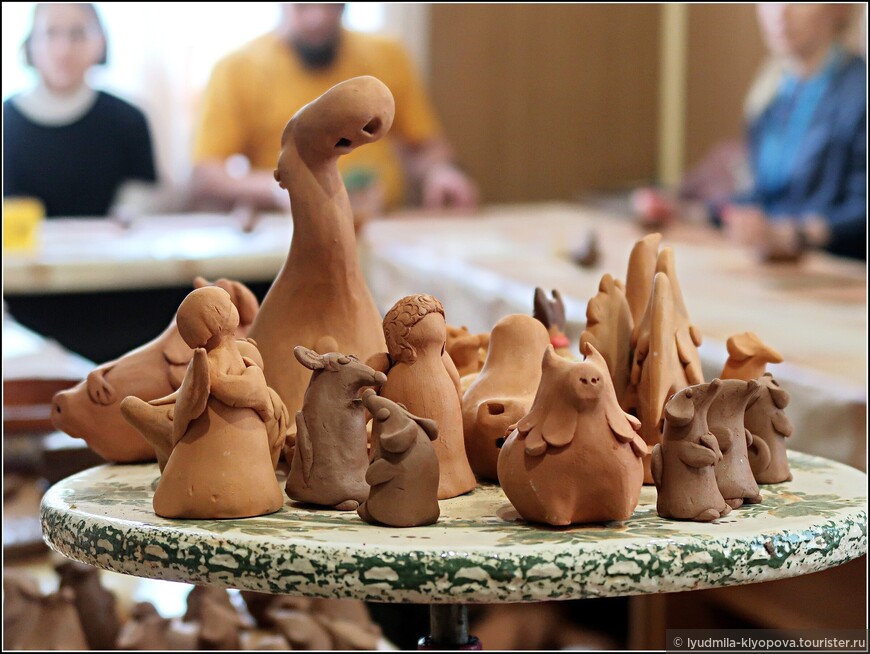 Заготовки глиняных игрушек фабрики «Керамика Лихославля»
