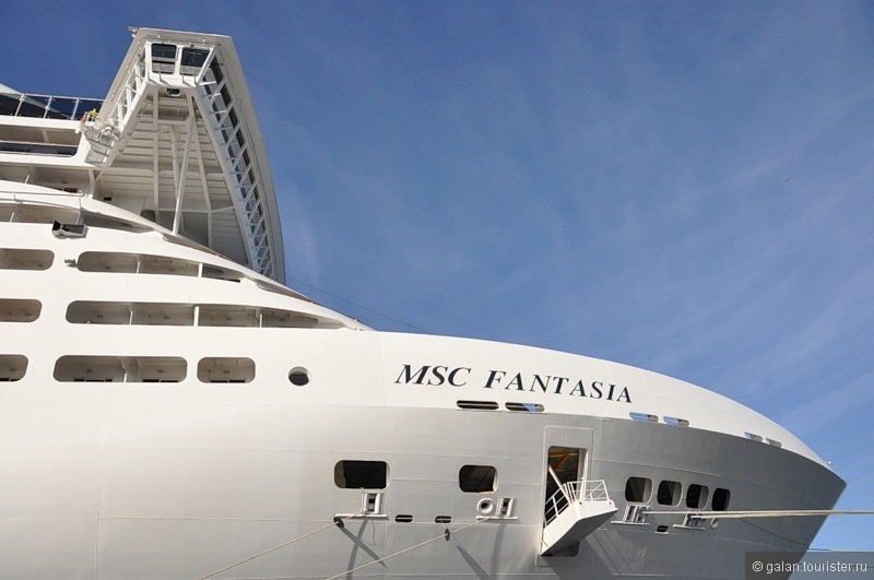 Круиз по Средиземному морю на MSC Fantasia: о лайнере