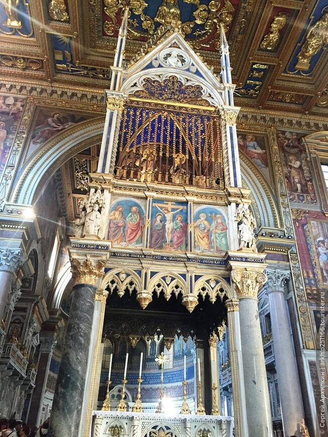 Немного Тиволи и несколько великих храмов Рима -собор Сан-Джованни ин Латерано и церковь Скала Санта.