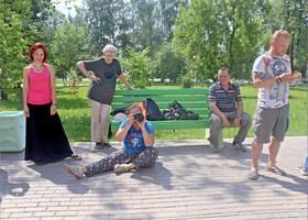 Фотографы "Туристера" в парке имени Ивана Кривощекова