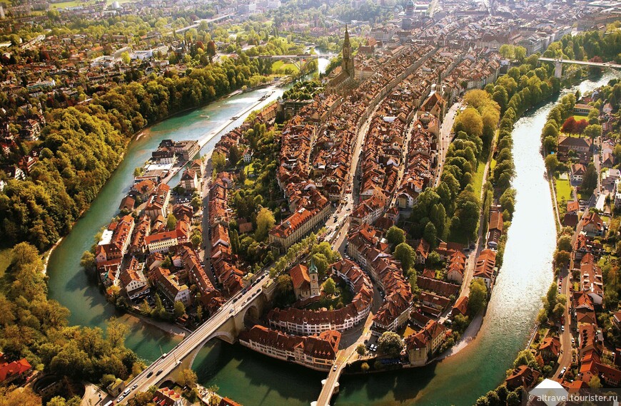 Вид на старый город Берна сверху (Источник: Интернет)