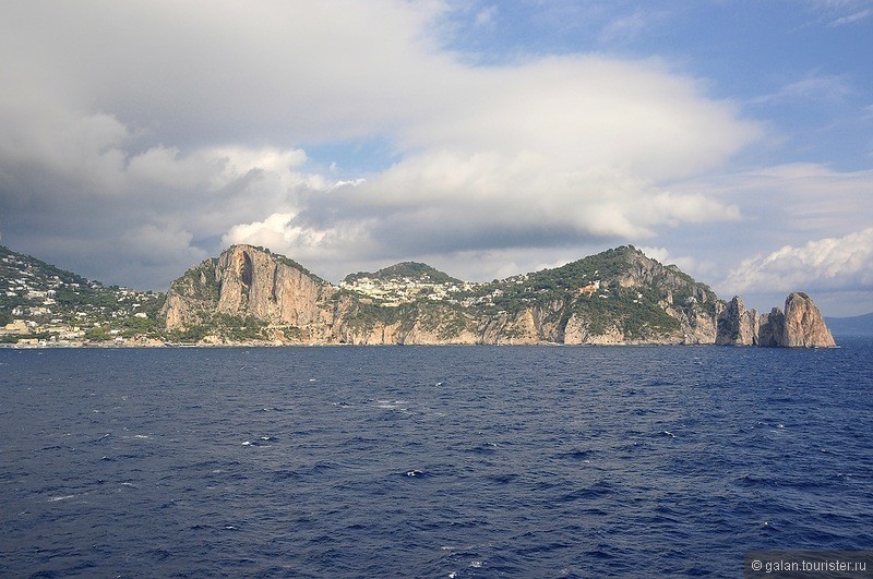 Неаполь, Капри и Амальфитанское побережье с палубы круизного лайнера