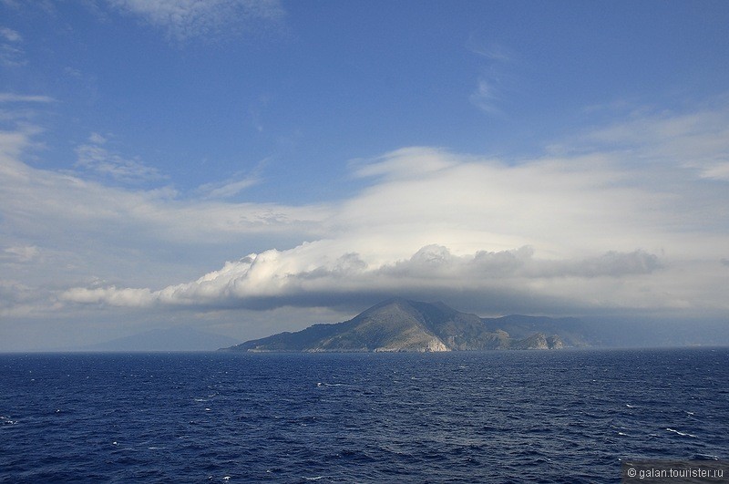 Неаполь, Капри и Амальфитанское побережье с палубы круизного лайнера
