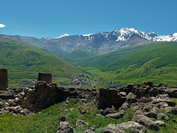 Панорама Цмити и долины Фиагдона
