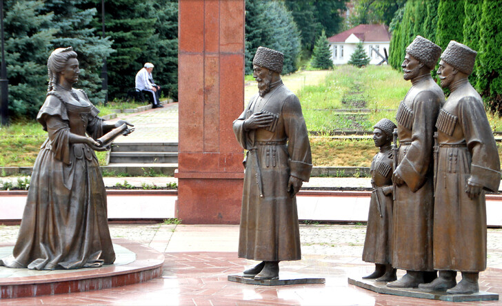 Присоединение Осетии к России в мемориальном парке