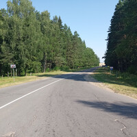 Дорога H8715 между Крупками и Каменкой 