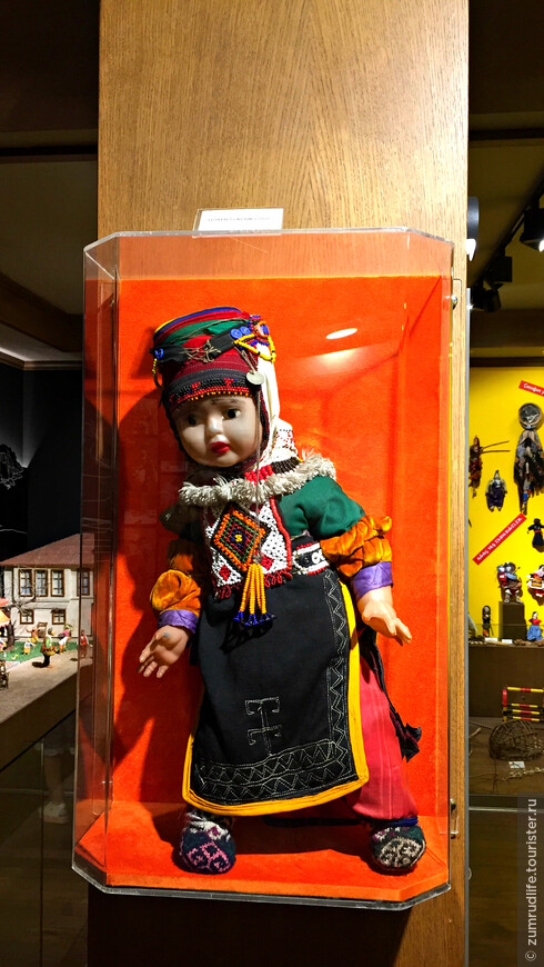 традиционная анатолийская кукла в музее