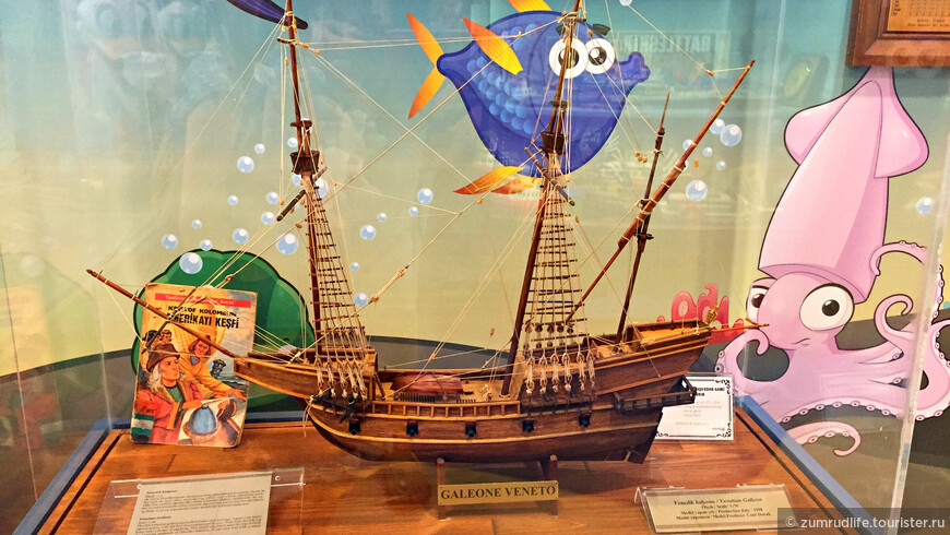 макеты кораблей в музее