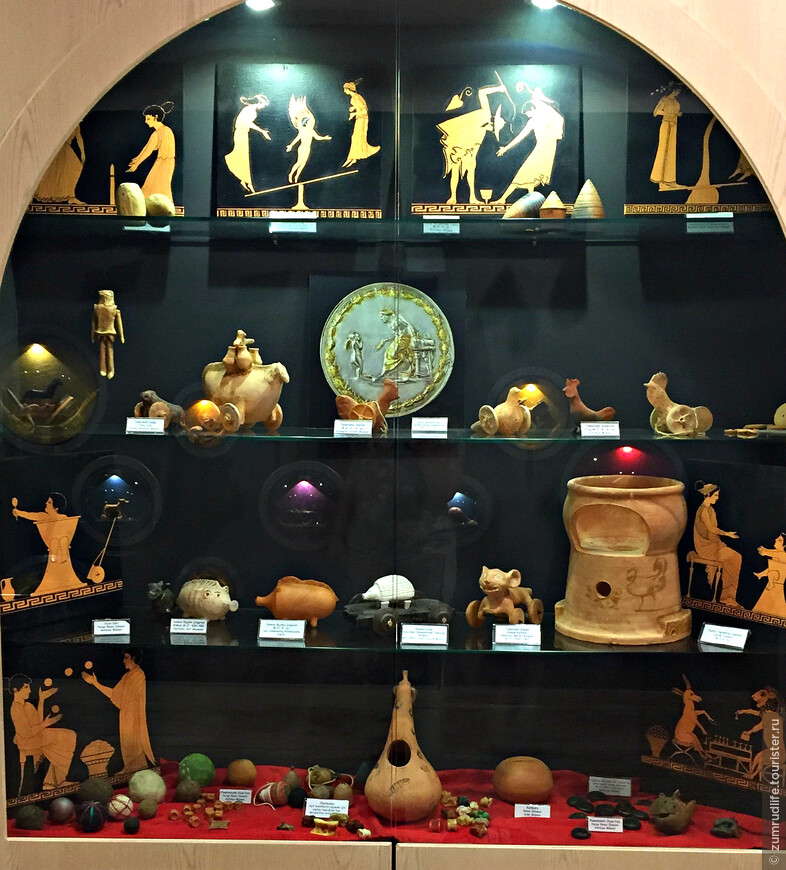 имитации игрушек древности в музее