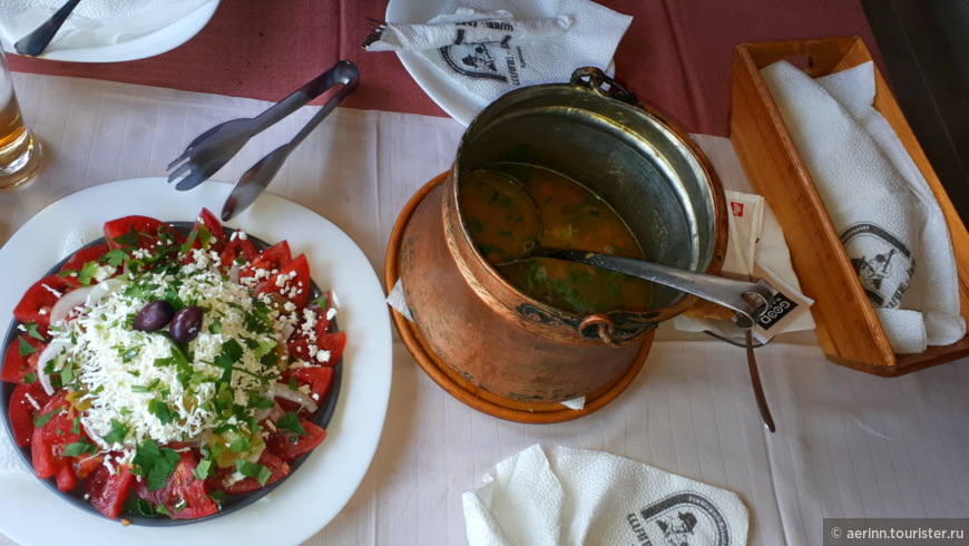 Македонский салат и телешка чорба