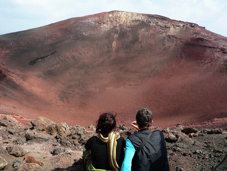Один из кратеров вулкана Толбачик