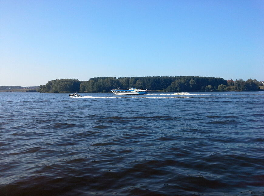 Клязьменское водохранилище на карте