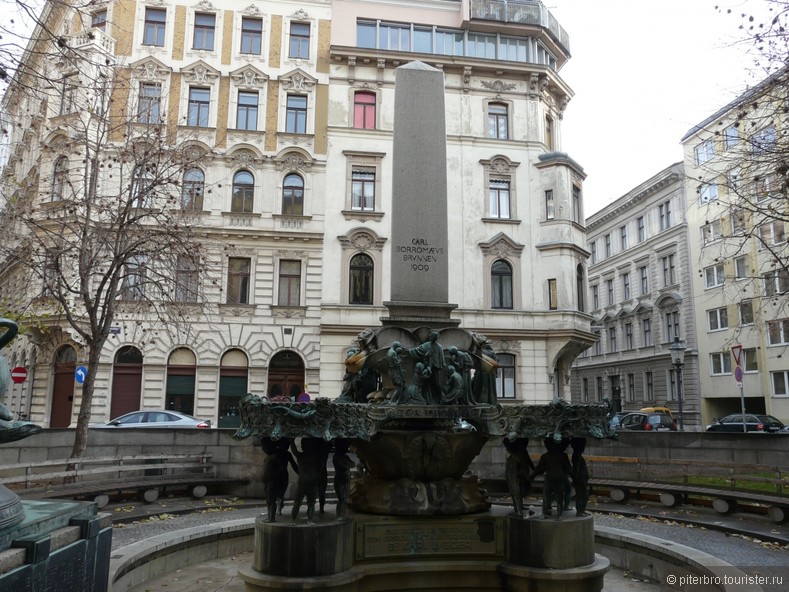 Самый красивый фонтан Вены в стиле модерн