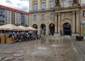 Прогулки по Дрездену: Фонтаны Старого города