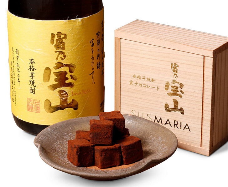 Живой японский шоколад в подарочной упаковке