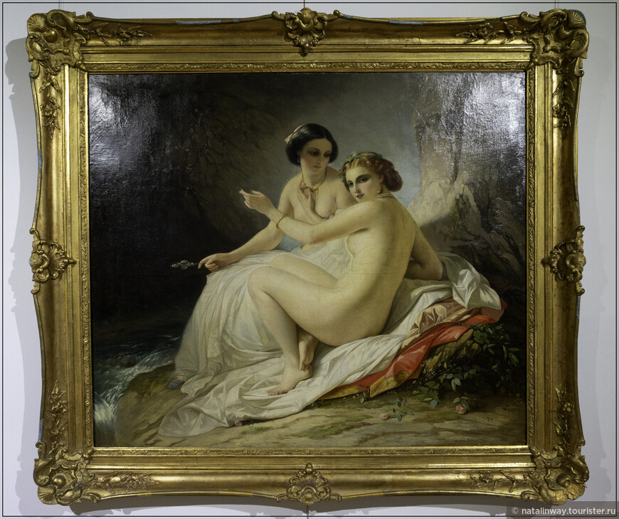 Девушки в гроте. Т. А. Нефф. 1859 г. 