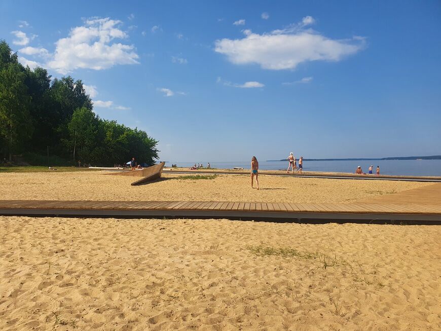 Пляж в Ивановской области