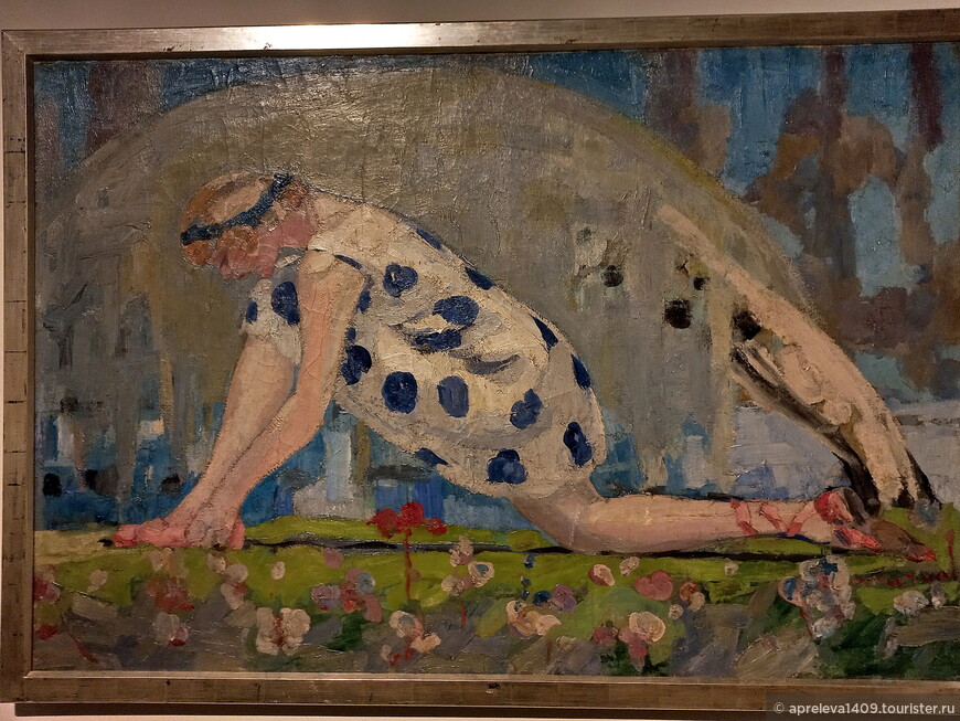 Жаклин Марваль. Танцовщица. Эскиз панно для театра Елисейских полей.1910-1913