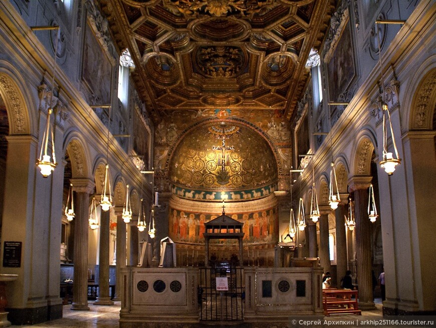 Базилика Святого Клемента в Риме, по которой можно изучать средневековое искусство