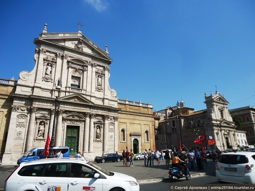 Церковь Санта-Мария-делла-Виттория в Рима — пышное барокко с шедевром Бернини