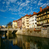 Любляна, река Любляница, Словения
