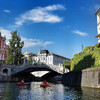 Любляна, три моста, Словения