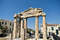 Остатки Афинских ворот при входе на Римскую Агору