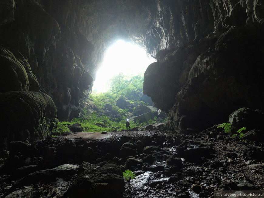Пещера Слон (Elephant cave) национальный парк Фонгня-Кебанг в провинции Куангбинь Вьетнам
