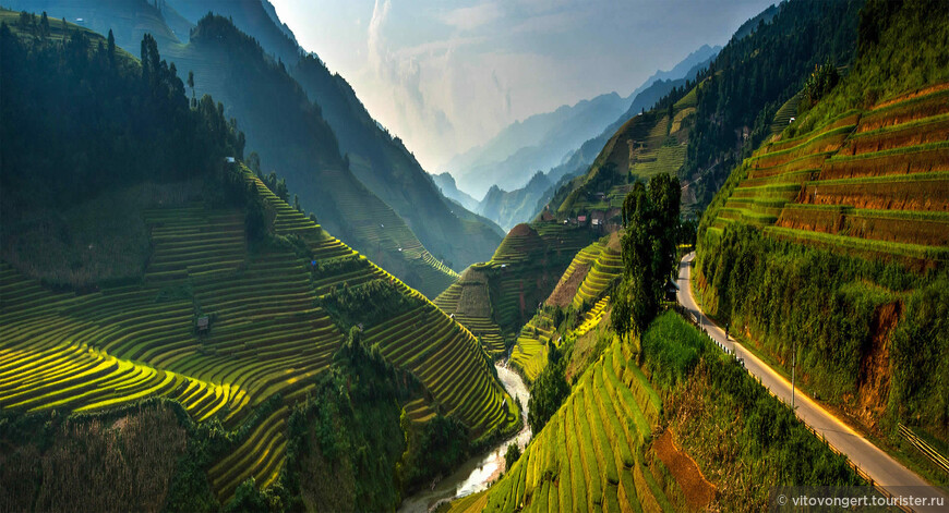 Красивейший Мукангчай (Mu Cang Chai) провинция Йенбай Северный Вьетнам (продолжение)