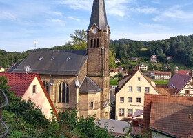 Церковь велосипедистов (Radfahrerkirche) в городе Велен
